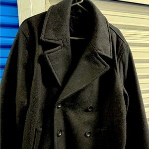 Old Navy Classic Black Pea Coat